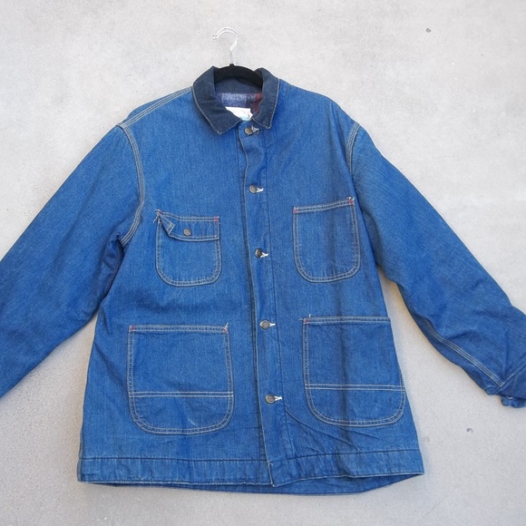 Vintage Denim Chore Jacket Big Mac 1970s size Large - Picture 4 of 9